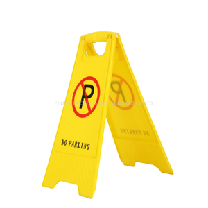  Placa de aviso amarelo sem aviso de estacionamento